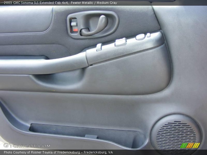 Pewter Metallic / Medium Gray 2003 GMC Sonoma SLS Extended Cab 4x4