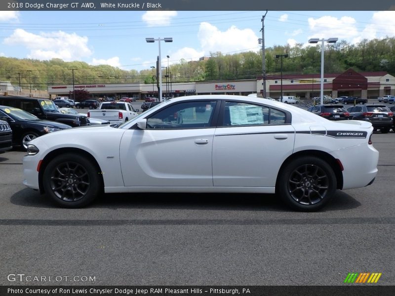 White Knuckle / Black 2018 Dodge Charger GT AWD