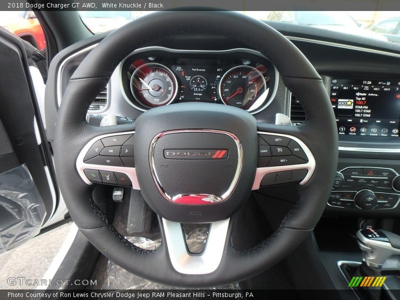 White Knuckle / Black 2018 Dodge Charger GT AWD