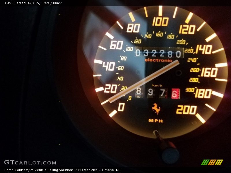 Red / Black 1992 Ferrari 348 TS