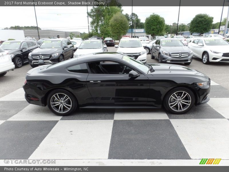Shadow Black / Ebony 2017 Ford Mustang Ecoboost Coupe