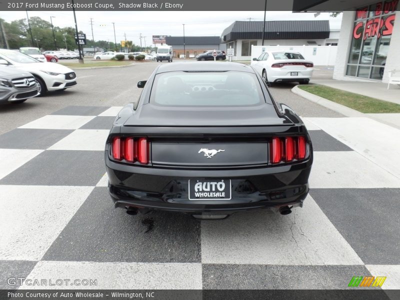 Shadow Black / Ebony 2017 Ford Mustang Ecoboost Coupe