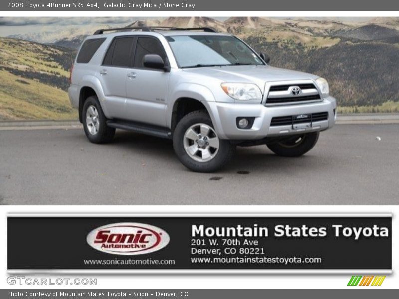 Galactic Gray Mica / Stone Gray 2008 Toyota 4Runner SR5 4x4