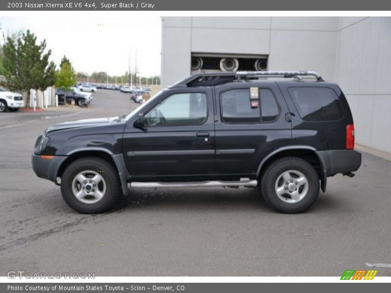 Super Black / Gray 2003 Nissan Xterra XE V6 4x4