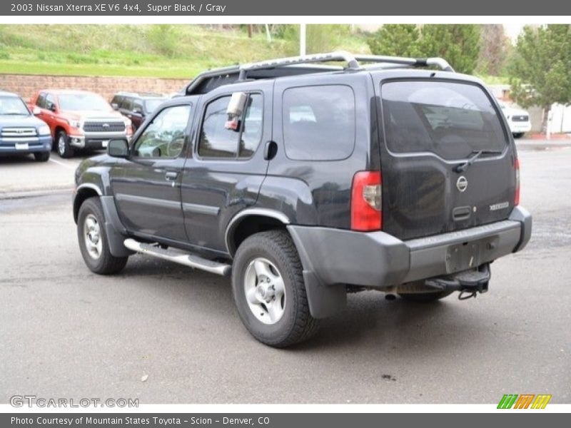 Super Black / Gray 2003 Nissan Xterra XE V6 4x4