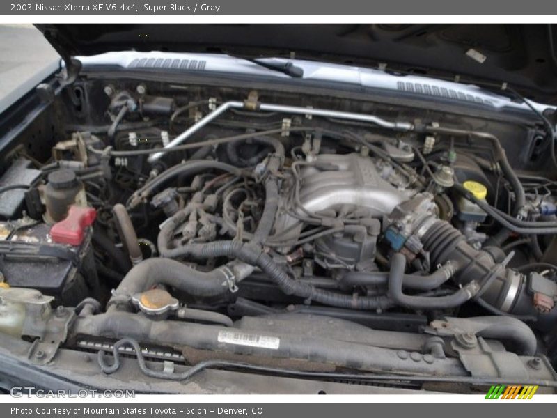 Super Black / Gray 2003 Nissan Xterra XE V6 4x4