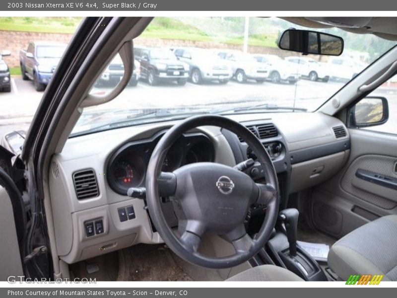 Super Black / Gray 2003 Nissan Xterra XE V6 4x4