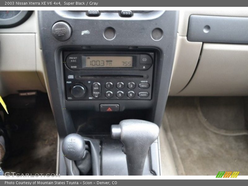 Super Black / Gray 2003 Nissan Xterra XE V6 4x4