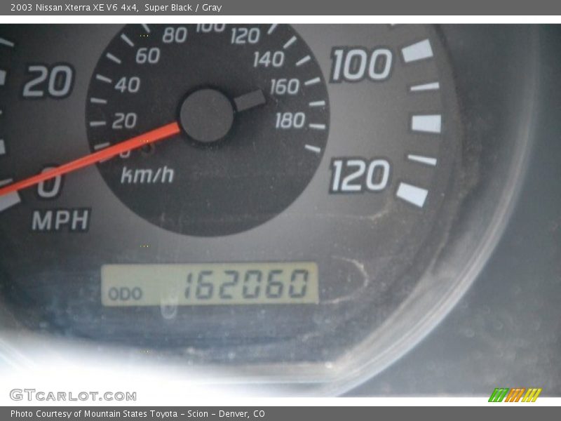 Super Black / Gray 2003 Nissan Xterra XE V6 4x4