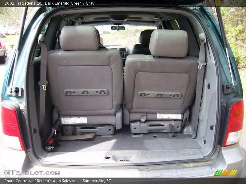 Dark Emerald Green / Gray 2002 Kia Sedona EX