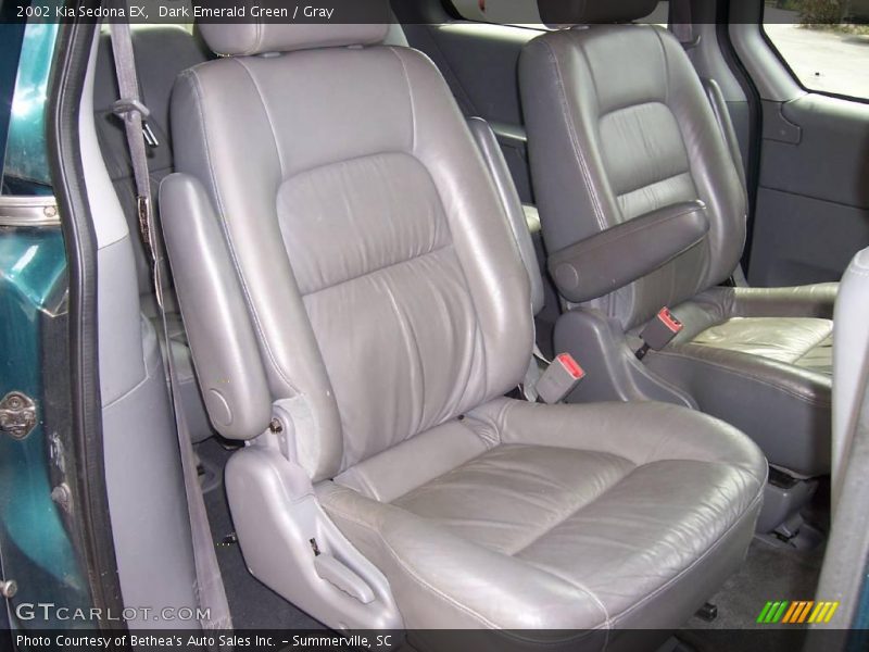 Dark Emerald Green / Gray 2002 Kia Sedona EX