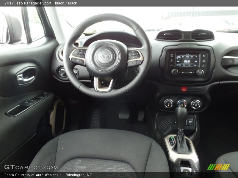 Black / Black 2017 Jeep Renegade Sport