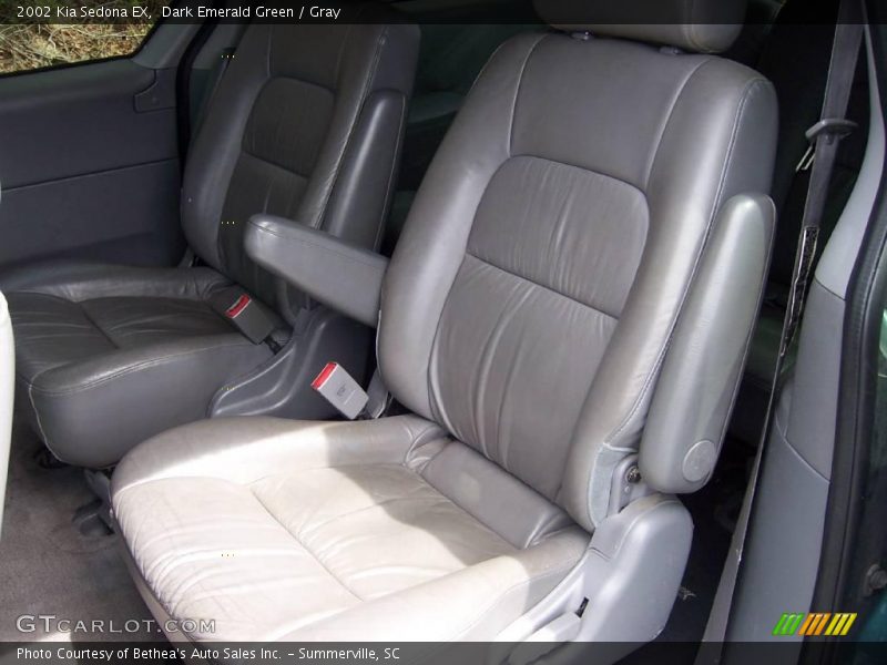Dark Emerald Green / Gray 2002 Kia Sedona EX