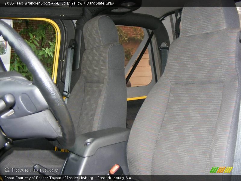 Solar Yellow / Dark Slate Gray 2005 Jeep Wrangler Sport 4x4