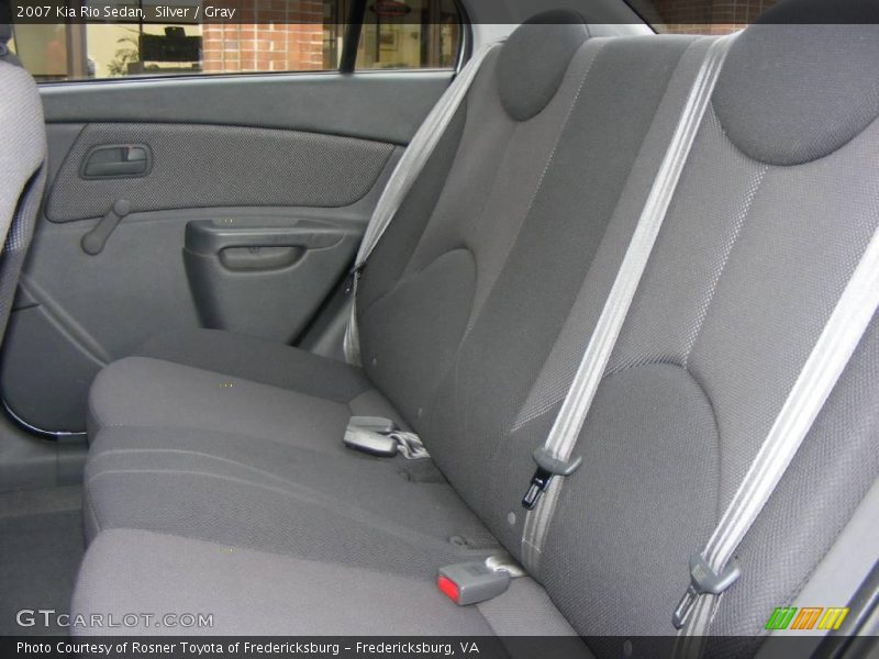 Silver / Gray 2007 Kia Rio Sedan