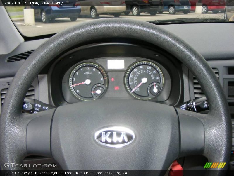 Silver / Gray 2007 Kia Rio Sedan