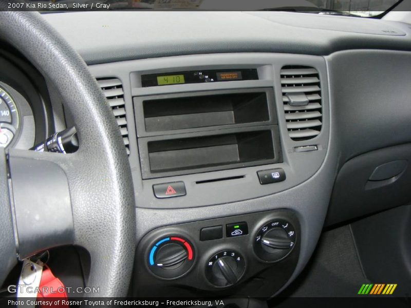 Silver / Gray 2007 Kia Rio Sedan