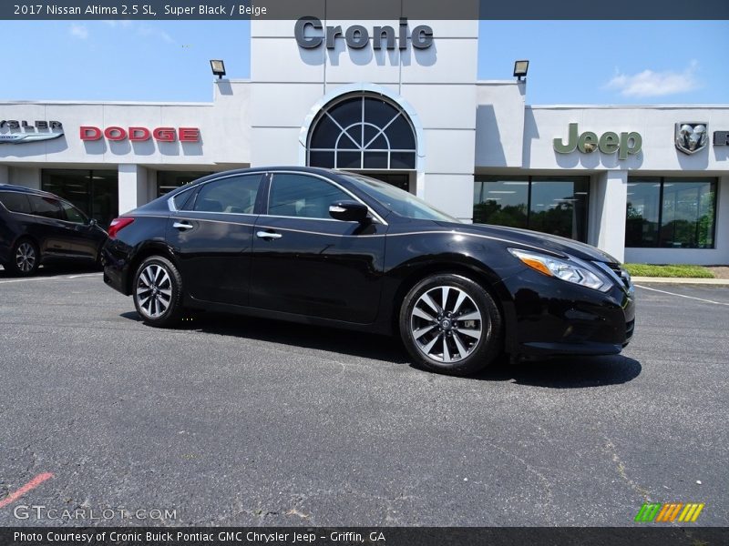 Super Black / Beige 2017 Nissan Altima 2.5 SL