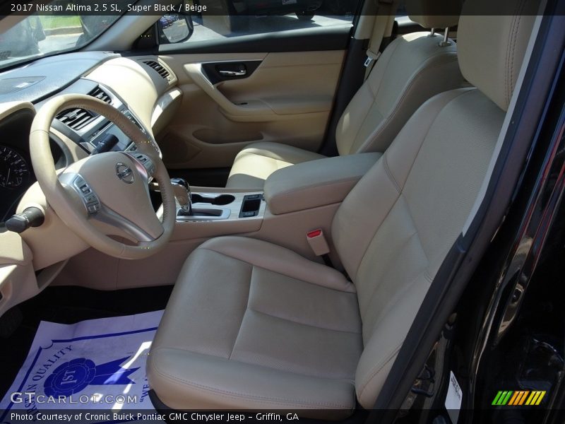 Super Black / Beige 2017 Nissan Altima 2.5 SL