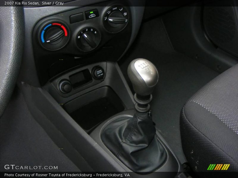 Silver / Gray 2007 Kia Rio Sedan