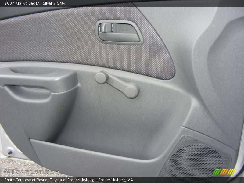 Silver / Gray 2007 Kia Rio Sedan