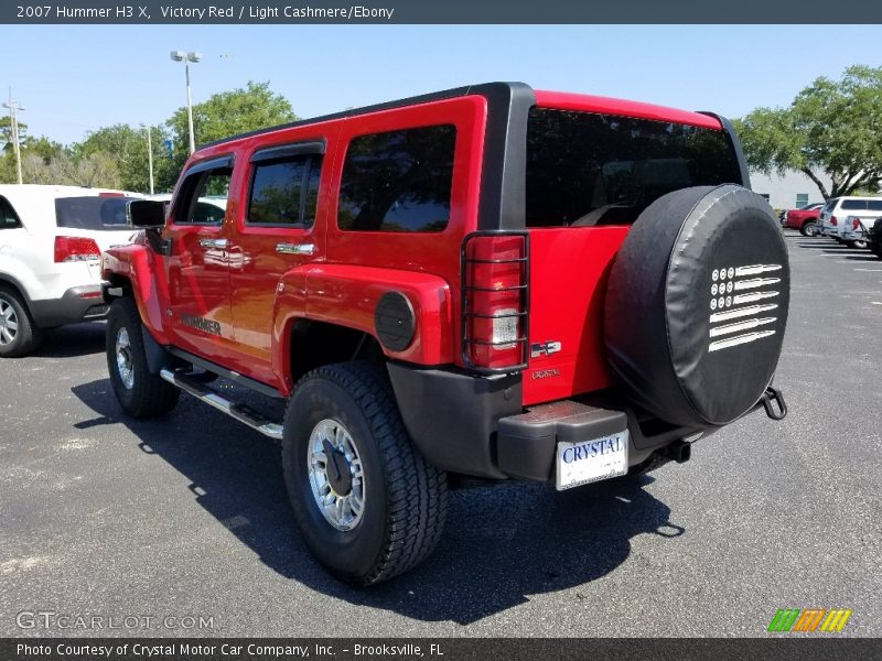 Victory Red / Light Cashmere/Ebony 2007 Hummer H3 X