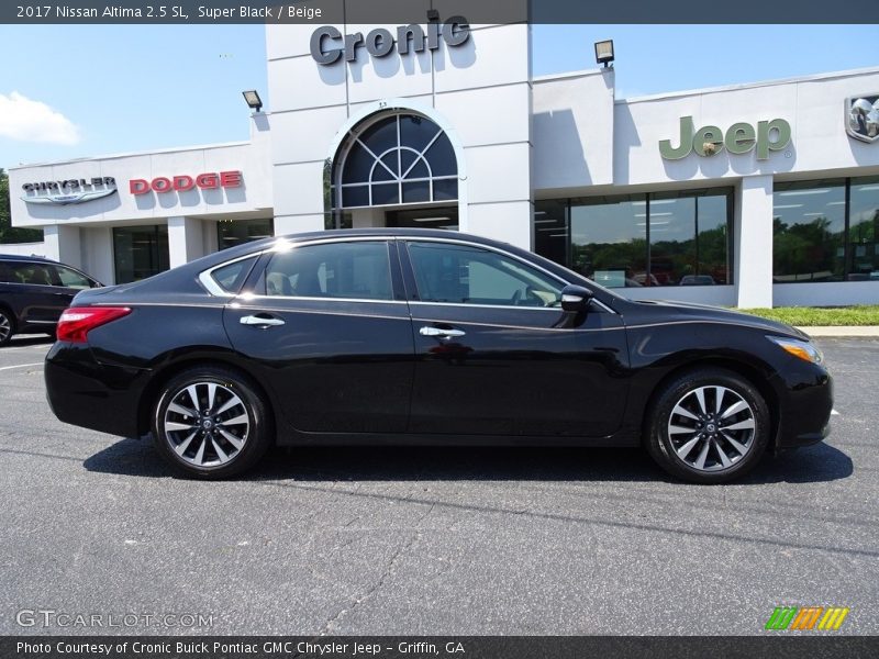 Super Black / Beige 2017 Nissan Altima 2.5 SL