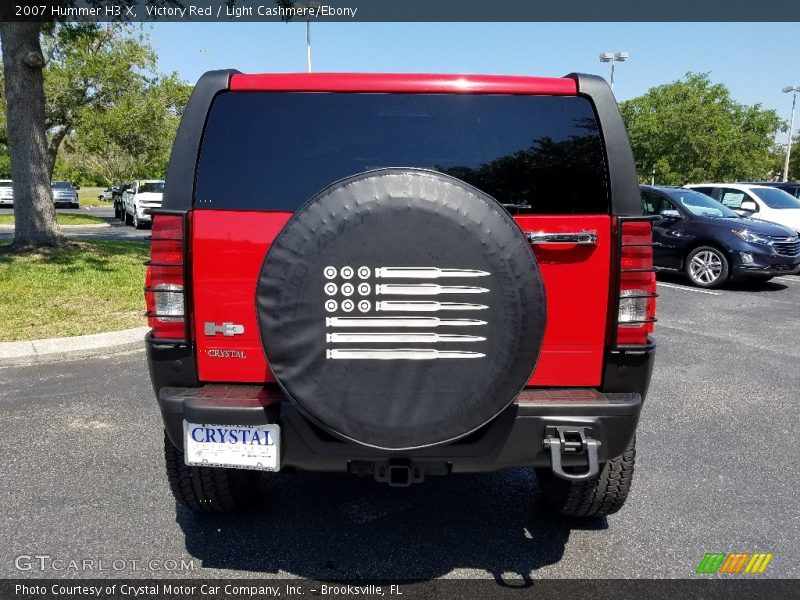 Victory Red / Light Cashmere/Ebony 2007 Hummer H3 X