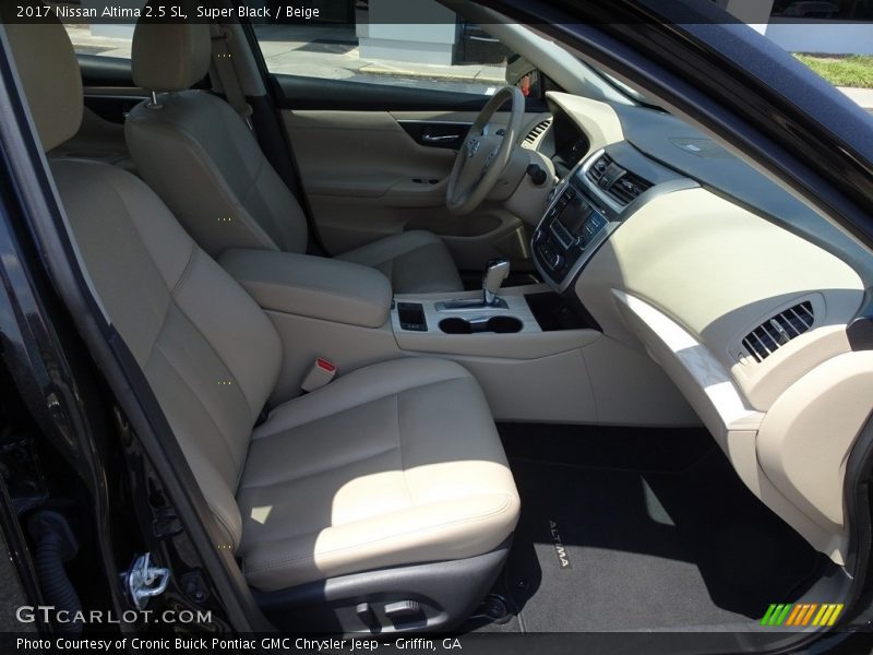 Super Black / Beige 2017 Nissan Altima 2.5 SL