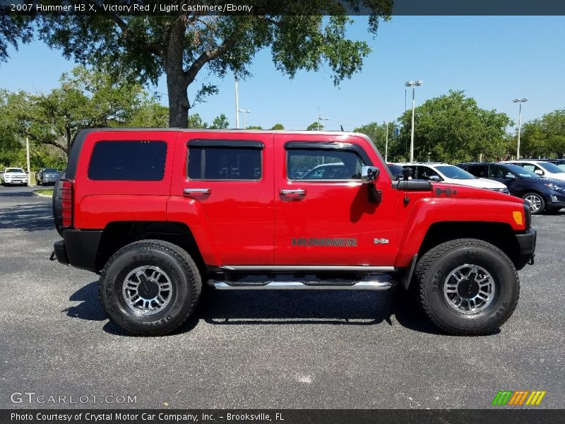 Victory Red / Light Cashmere/Ebony 2007 Hummer H3 X