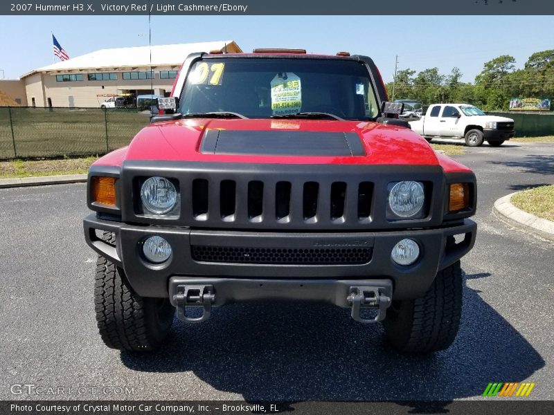 Victory Red / Light Cashmere/Ebony 2007 Hummer H3 X