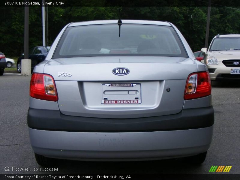 Silver / Gray 2007 Kia Rio Sedan