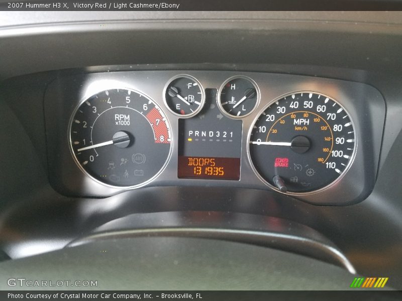 Victory Red / Light Cashmere/Ebony 2007 Hummer H3 X