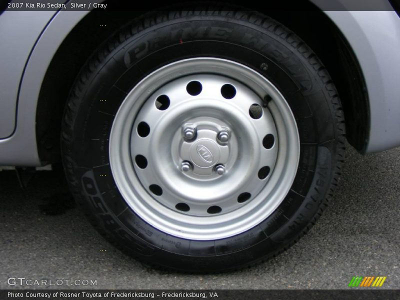 Silver / Gray 2007 Kia Rio Sedan