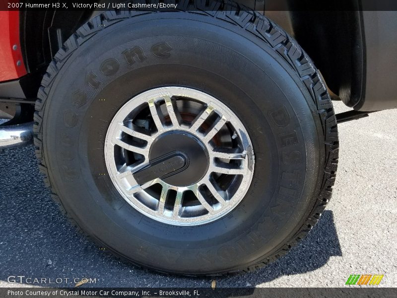 Victory Red / Light Cashmere/Ebony 2007 Hummer H3 X