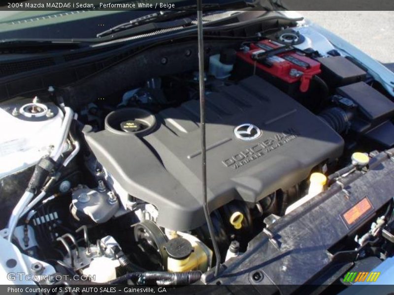 Performance White / Beige 2004 Mazda MAZDA6 i Sedan