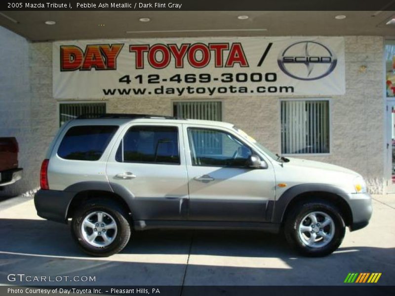 Pebble Ash Metallic / Dark Flint Gray 2005 Mazda Tribute i