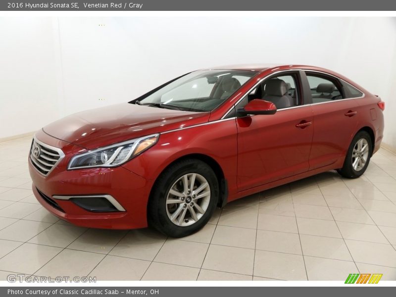 Venetian Red / Gray 2016 Hyundai Sonata SE