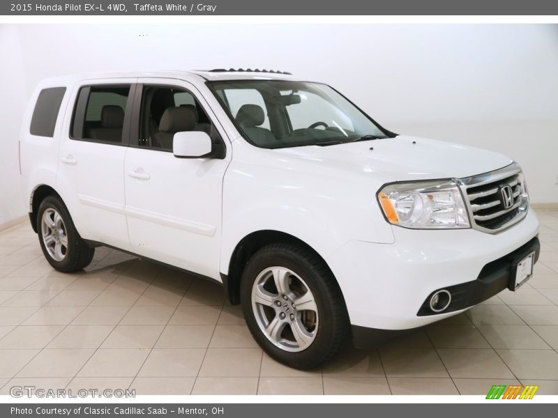 Taffeta White / Gray 2015 Honda Pilot EX-L 4WD