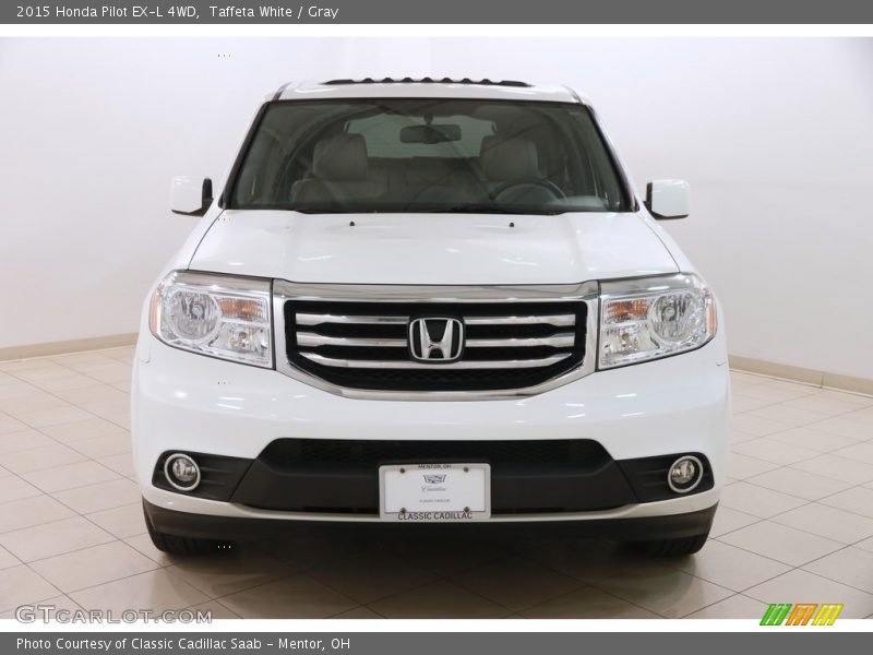 Taffeta White / Gray 2015 Honda Pilot EX-L 4WD