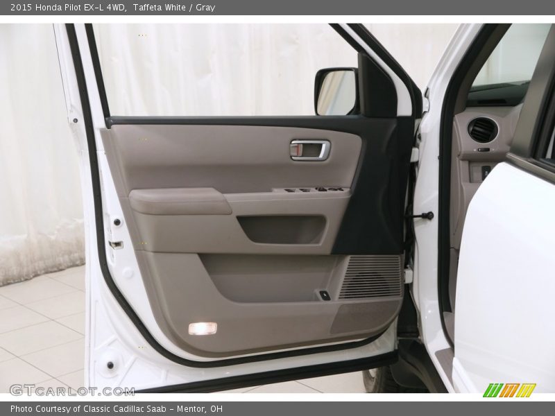 Taffeta White / Gray 2015 Honda Pilot EX-L 4WD