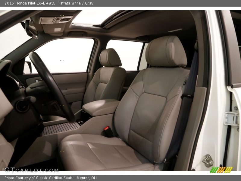 Taffeta White / Gray 2015 Honda Pilot EX-L 4WD