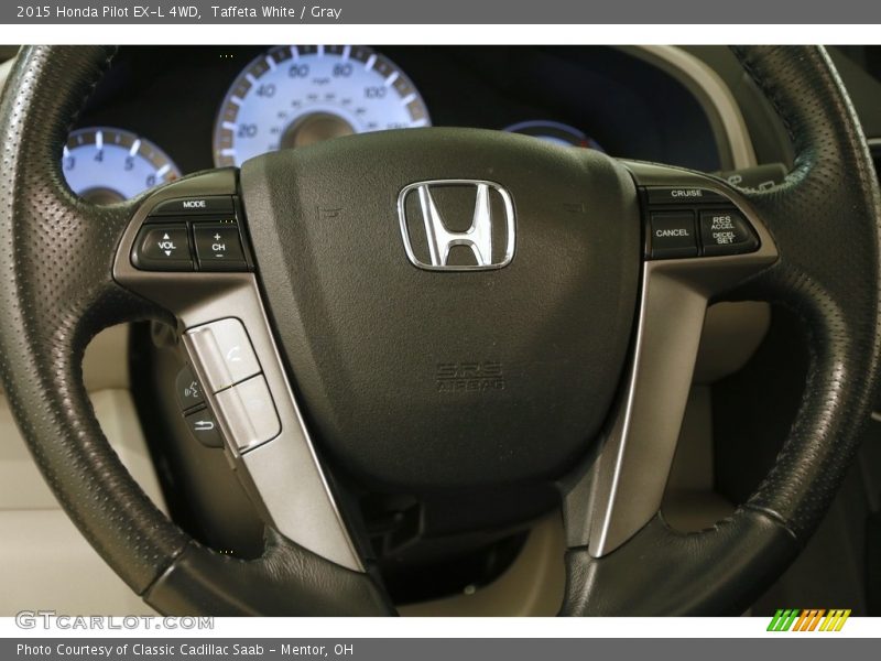 Taffeta White / Gray 2015 Honda Pilot EX-L 4WD