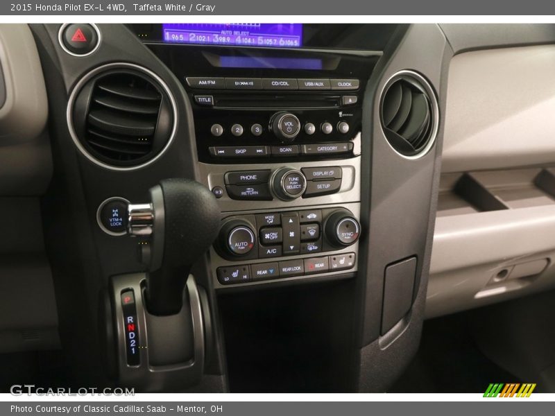 Taffeta White / Gray 2015 Honda Pilot EX-L 4WD