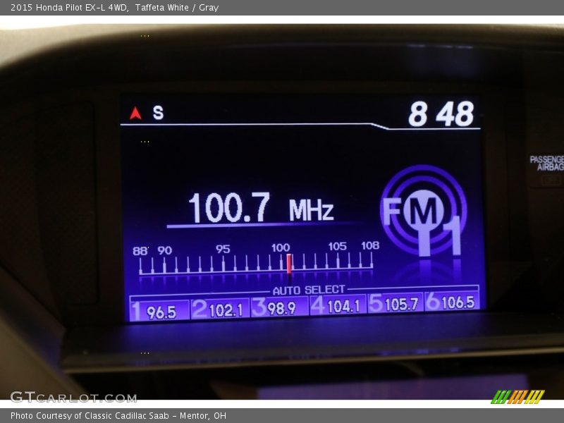 Taffeta White / Gray 2015 Honda Pilot EX-L 4WD