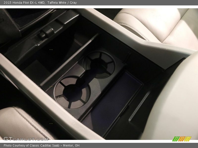 Taffeta White / Gray 2015 Honda Pilot EX-L 4WD