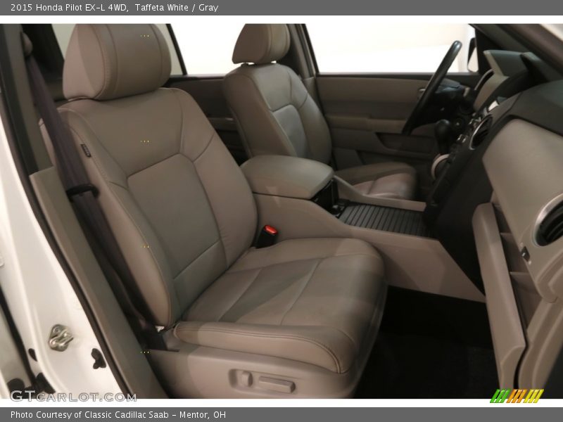 Taffeta White / Gray 2015 Honda Pilot EX-L 4WD