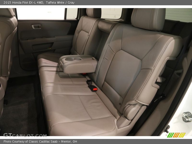 Taffeta White / Gray 2015 Honda Pilot EX-L 4WD