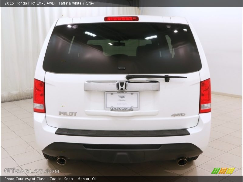 Taffeta White / Gray 2015 Honda Pilot EX-L 4WD