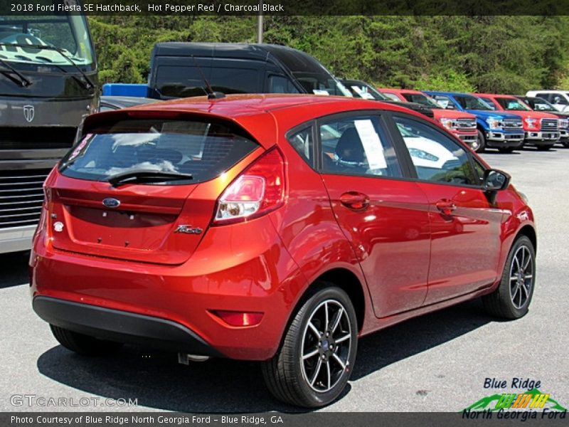 Hot Pepper Red / Charcoal Black 2018 Ford Fiesta SE Hatchback